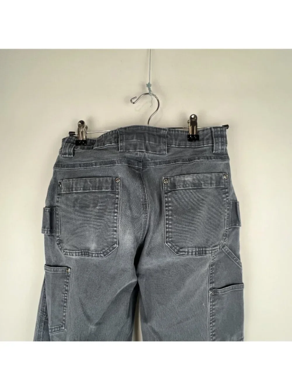 Duluth Trading Co Flex Fire Hose Pants Mens 30x32 Steel Straight Leg - Picture 6 of 9